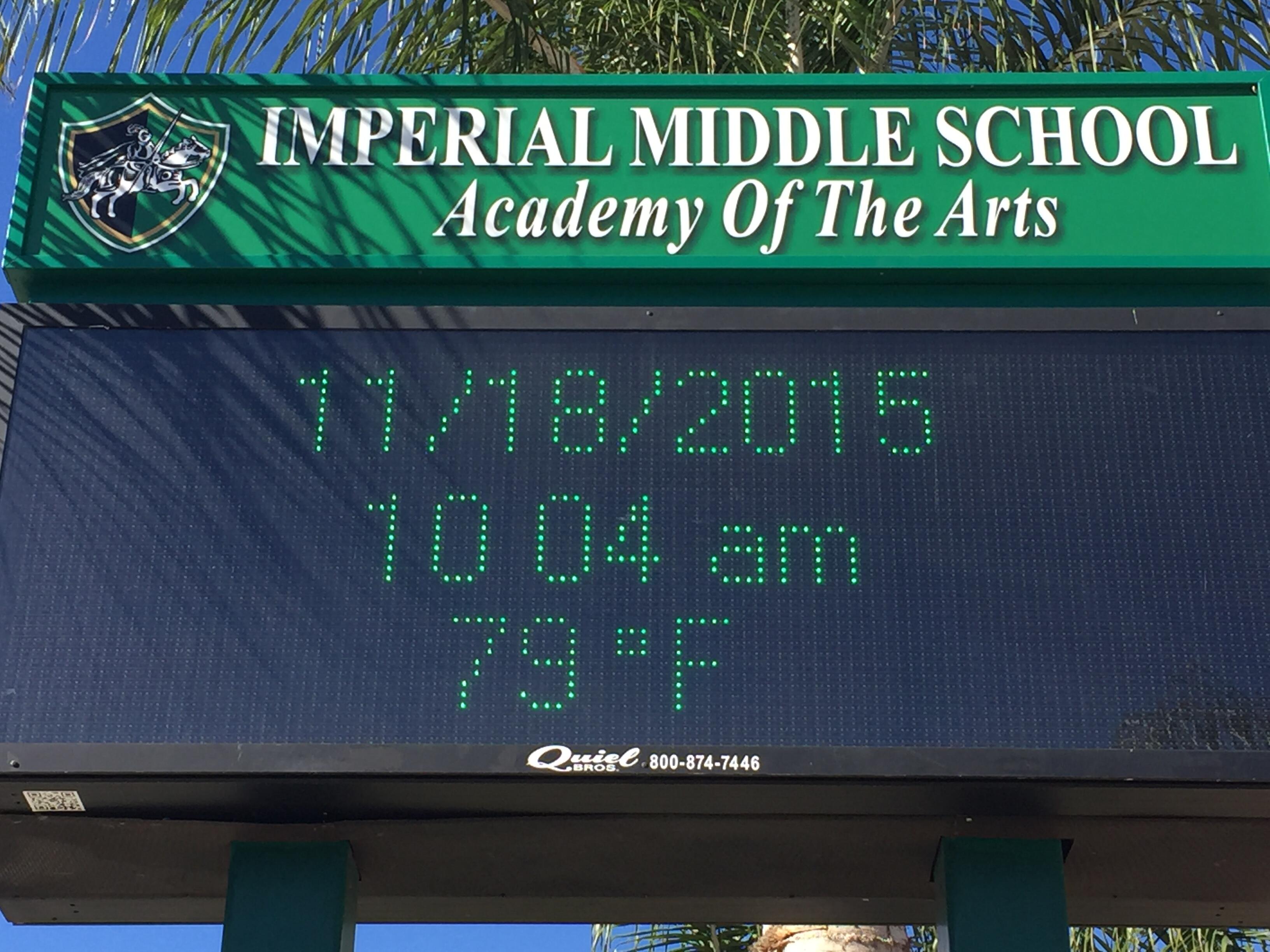 Imperial Middle School Improvements
