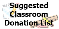 Suggested Classroom Donation List - open PDF