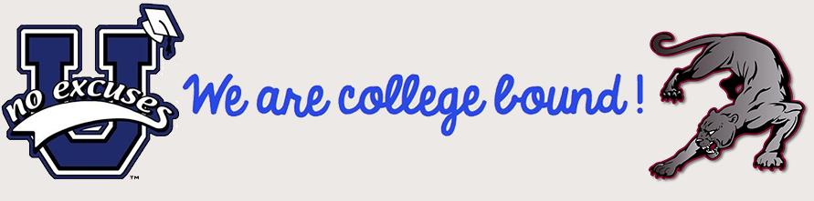 no excuses university logo we are college bound sierra vista logo