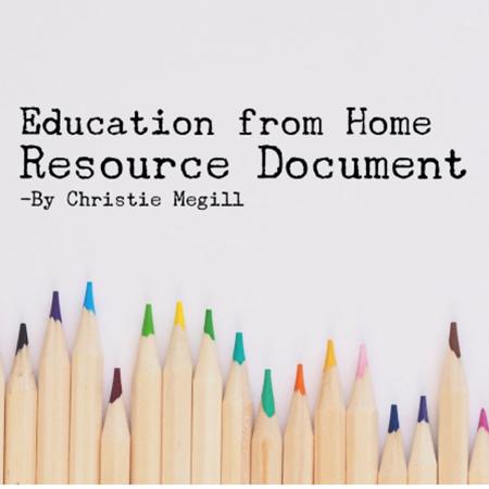 Education Resources from Home
